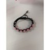 bracelet shambala rose strass