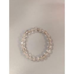bracelet en quartz blanc...