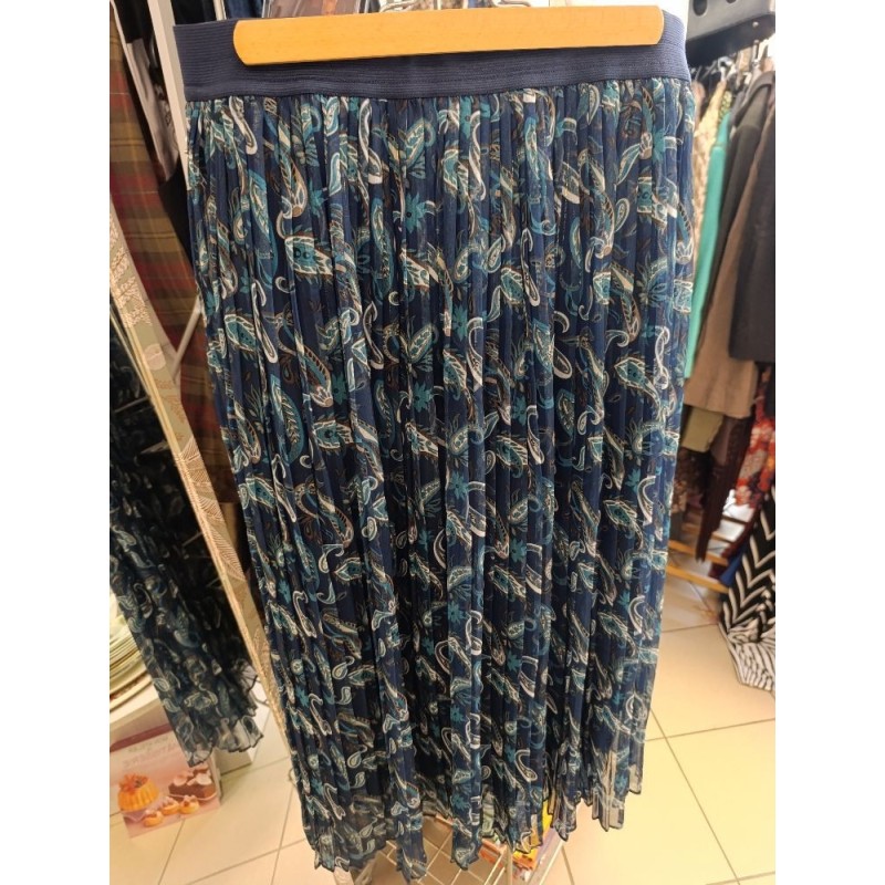 jupe plissée longue grain de malice taille 38