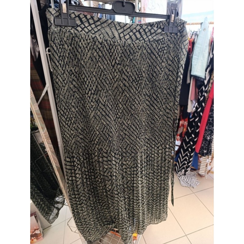 jupe plissée longue kaki gemo taille 42 