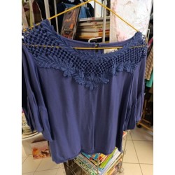 tunique manches 3/4 couleur...