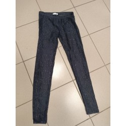 legging en dentelle noire...