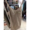 robe beige à bretelles taille 42 