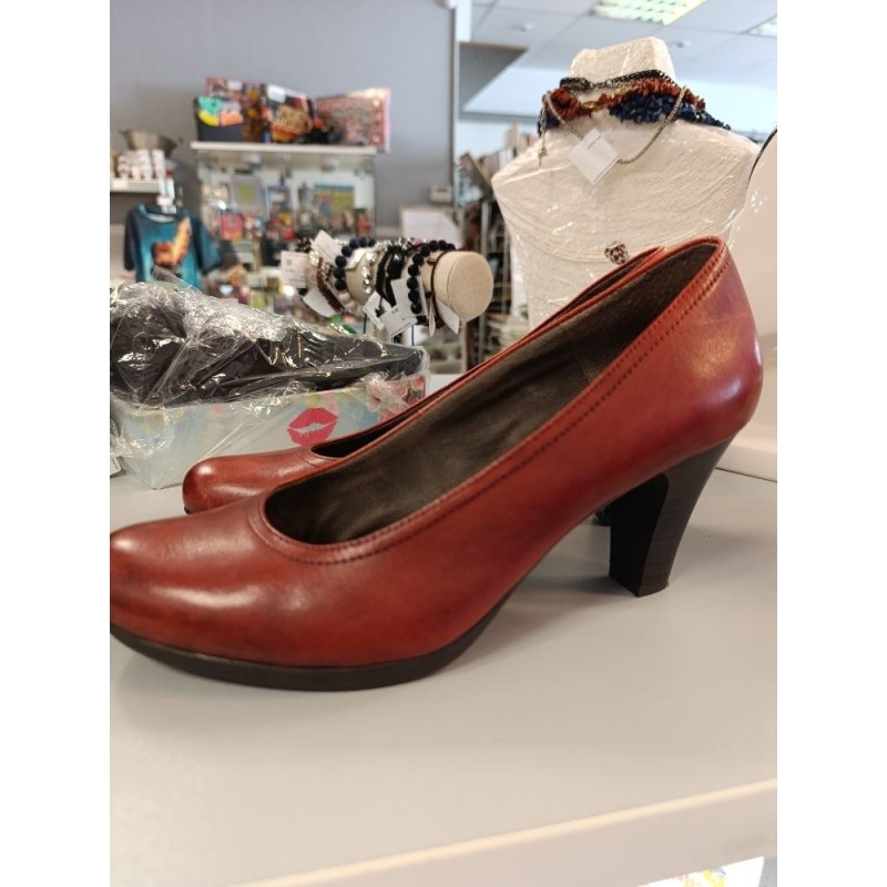 escarpins tamaris rouge bordeaux pointure 40 