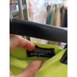 mini jupe vert flashy vintage orsay taille 36