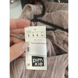 top de soirée brillant rose pastel Pimkie taille S neuf