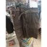 short bermuda homme bruns fine rayures trappeur taille 38 neuf
