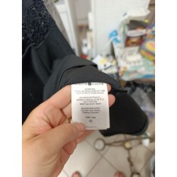petite robe noire ajourée taille 42 