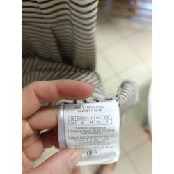 Robe sans manches petites rayures marinière taille 42 