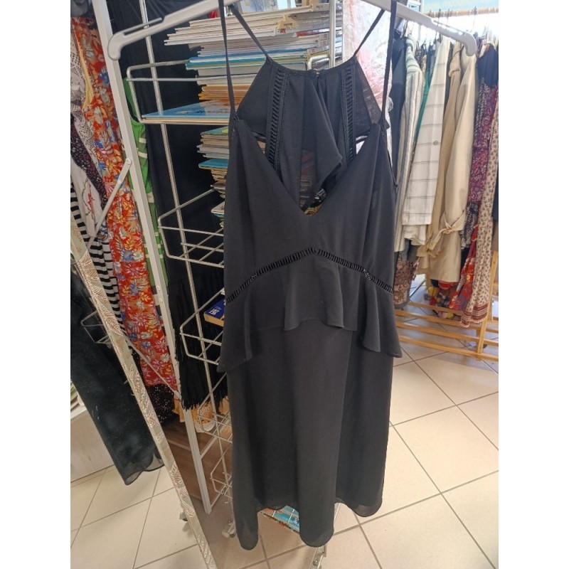 Robe noire chic jus d'orange taille 1