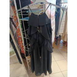 Robe noire chic jus d'orange taille 1