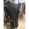 robe noire sans manches dentelle Morgan taille S