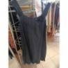 robe à bretelle noire coton terre de marins taille 36