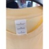 Tshirt souvenir san Antonio texas jaune pastel broderie florale et strass taille M