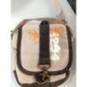 petite sacoche beige vintage
