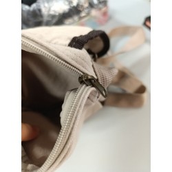 petite sacoche beige vintage