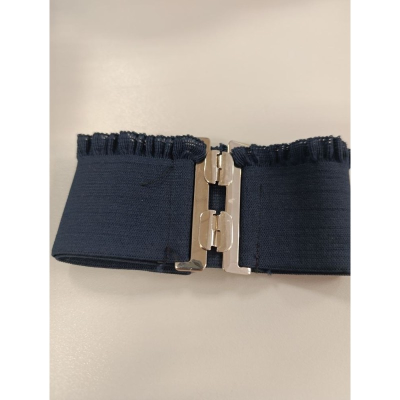 ceinture bleu marine vintage élastique 