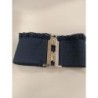 ceinture bleu marine vintage élastique 