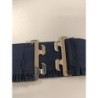 ceinture bleu marine vintage élastique 