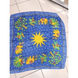 foulard en soie vintage...