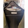 veste peau de pêche kaki et cuir simili noir taille 38 