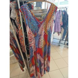 robe d'été fluide rouge...