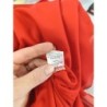 robe rouge à bretelle chic haut dentelle dos élastique