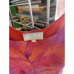 débardeur chic fushia et orange bleu bonheur taille 40