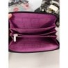 portefeuille lancaster velours motif zébré gris et noir