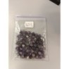 perles d'améthyste 50 g ou 60 pièces diamètre 8mm