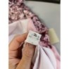 robe rose manches courtes 3XL neuve impression effet strass