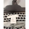 pantalon h&m noir et blanc motif 60' taille 42