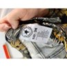 pantalon motifs tropicaux kaki jaunes place du jour taille 36