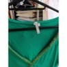 tshirt col v brillant vert taille 48 blanche porte