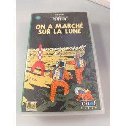 VHS tintin on a marché sur...
