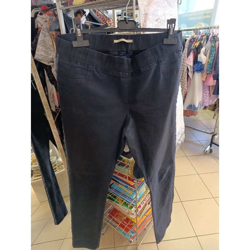 jeans à enfiler bordure brillante Elora taille 46