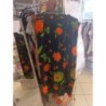 jupe paréo vintage fleurs orange taille 54/56