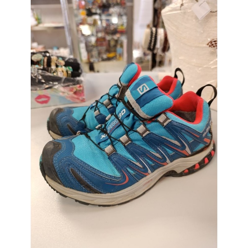 chaussures de randonnée salomon ortholite bleues pointure 38