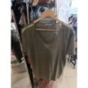 tunique en v manches courtes mailles fines Elora beige doré taille 3