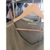 tunique en v manches courtes mailles fines Elora beige doré taille 3