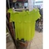 haut épaules dénudés fluo taille unique