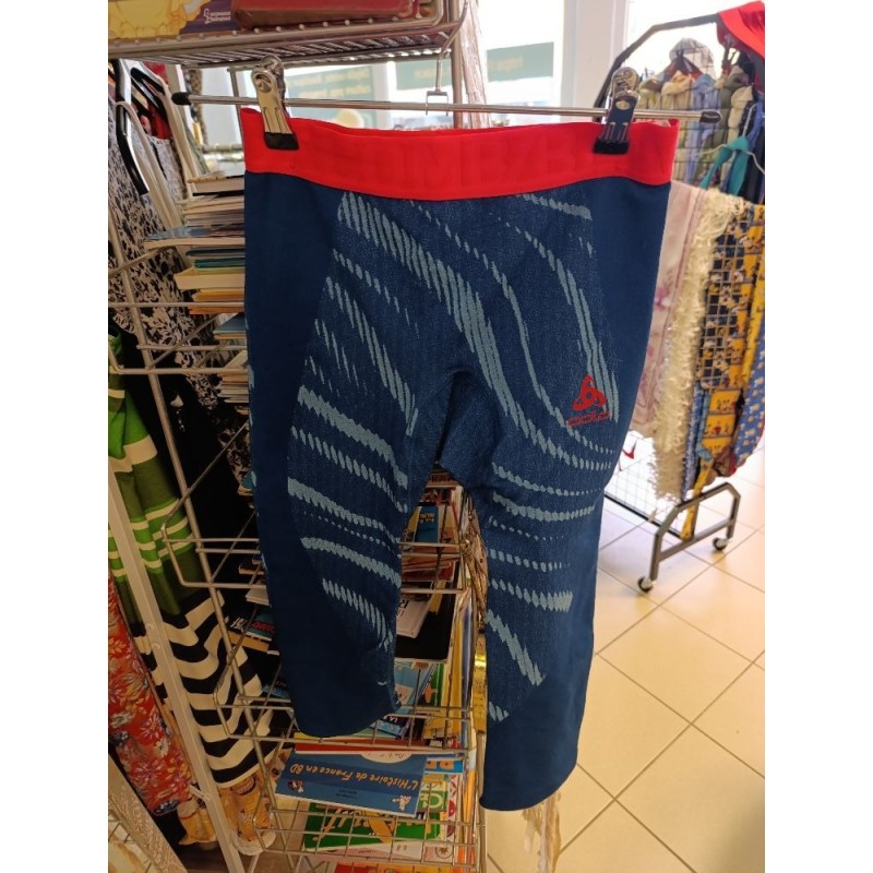 legging corsaire thermique Odlo XS bleu