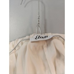 short blanc cassé dentelle etam taille 34/36