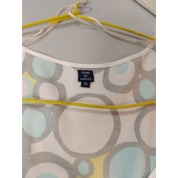 blouse manches courtes motifs ronds colorés terre de marins taille 36
