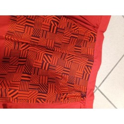 1/2 tablier vintage rouge orangé