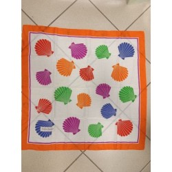 foulard carré vintage...