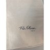 foulard carré blanc cassé brillant vintage Pier Olivier
