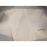 foulard carré blanc cassé brillant vintage Pier Olivier