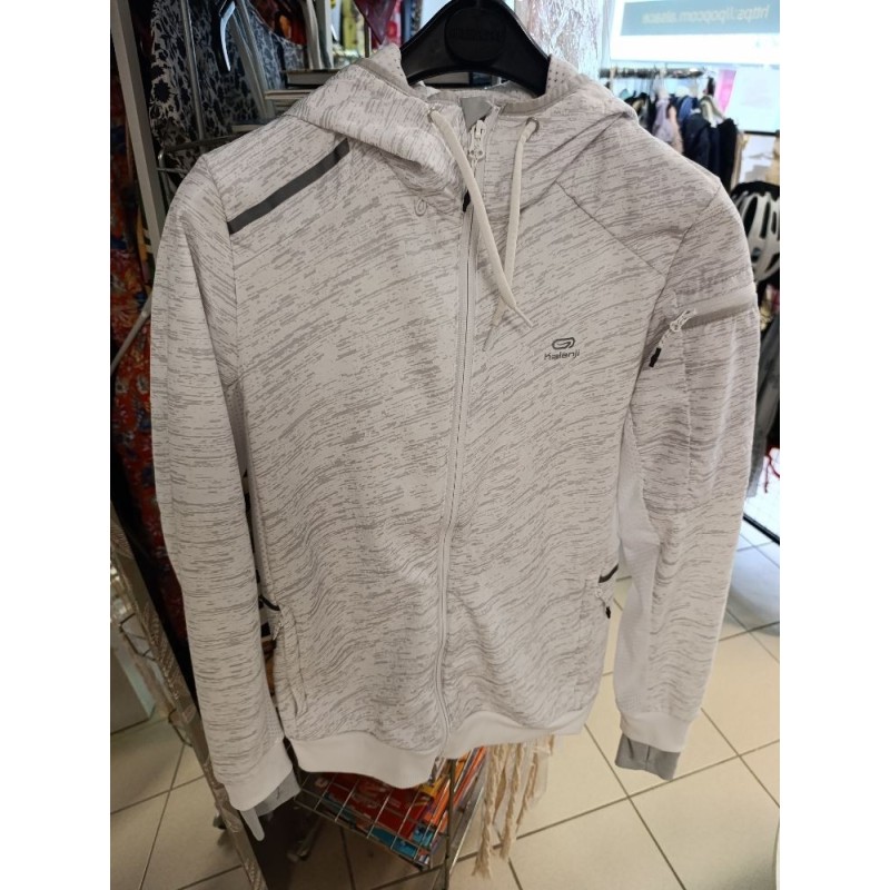 veste de survêtement ou running Kalenji gris clair taille 36