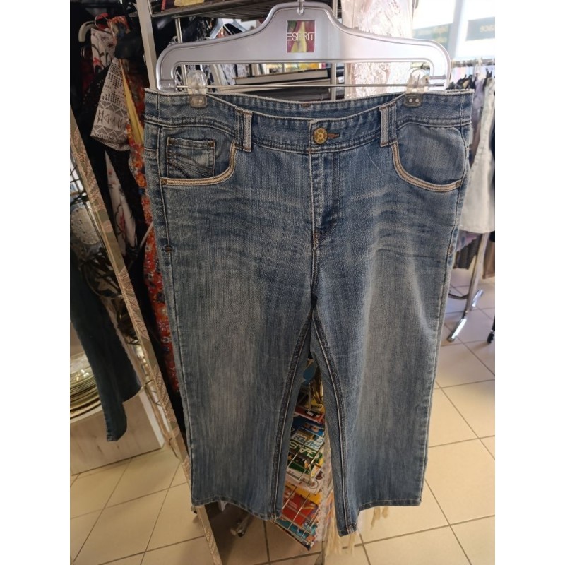 Pantacourt jeans taille 44